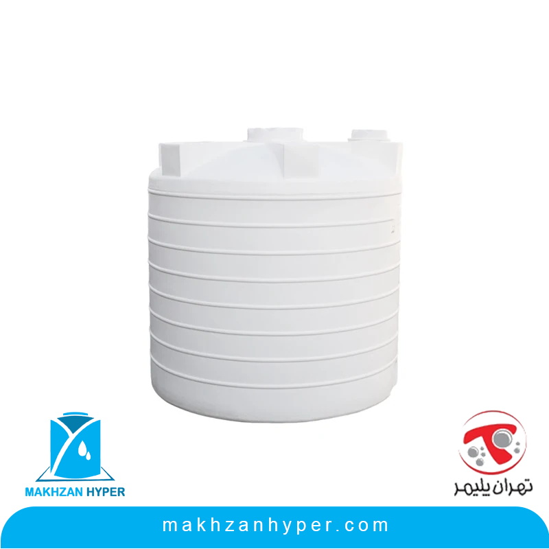 مخزن پلی اتیلن عمودی 10000 لیتری کوتاه تهران پلیمر