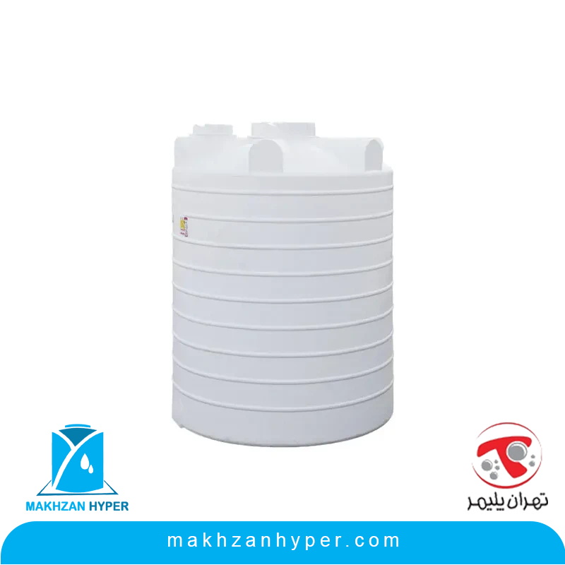 مخزن پلی اتیلن عمودی 6000 لیتری بلند تهران پلیمر