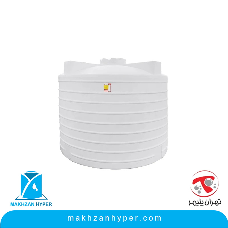 مخزن پلی اتیلن عمودی 6000 لیتری کوتاه تهران پلیمر